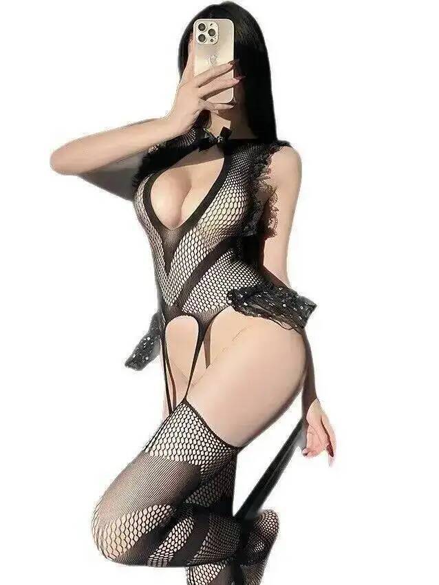 Seksowne pończochy kabaretki z – Bodystocking Fishnet recenzja i cena